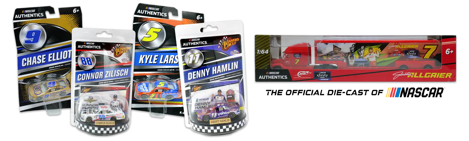 NASCAR Authentic Various Cars
